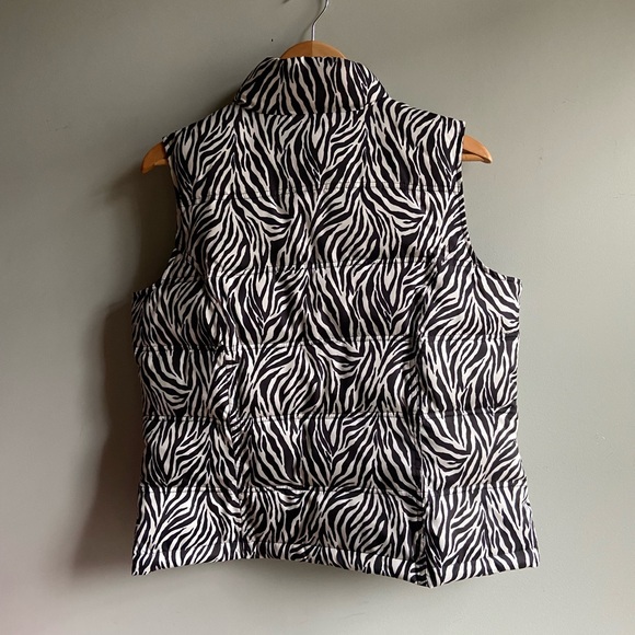 Charter Club Zebra Pattern Vest - Picture 6 of 7